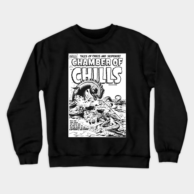 Chamber Of Chills 26 Crewneck Sweatshirt by MarbitMonster